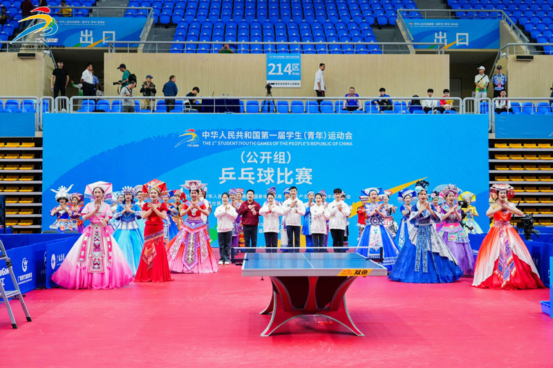 青春挥拍，梦想启航——学青会（公开组）乒乓球比赛在广西博白激情开赛
