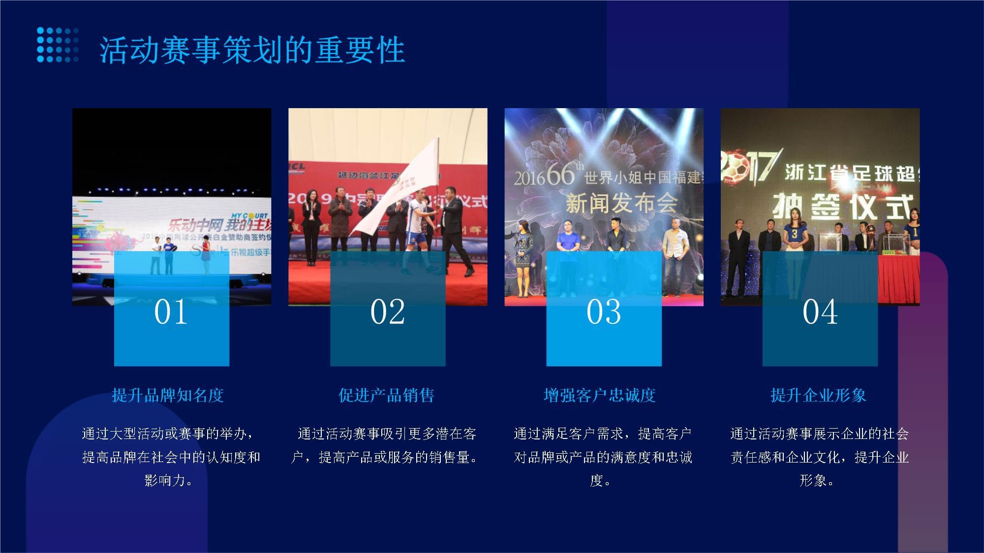 举办活动赛事的活动策划